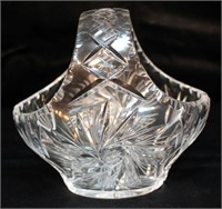 Waterford Cased Crystal Basket with Handle