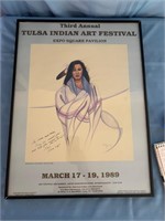 Dana Tiger Signed Poster