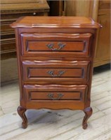 French Regence Style Cherry Wood Side Chest.