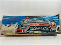 Vintage Tin 1960's Silver Mountain Express Train