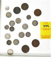 LOT 2 CENT 3 CENT HALF DIME SILVER DIME US COINS