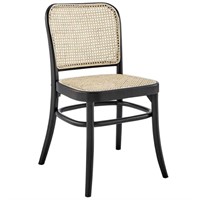 MODWAY Winona Black Wood Dining Side Chair