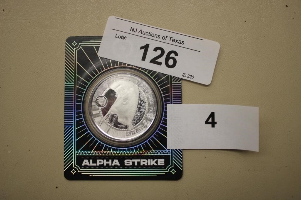 ALPHA STRIKE .999 1OZ SILVER ROUND