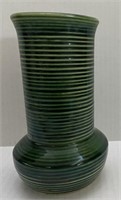 VINTAGE MCCOY GREEN POTTERY VASE