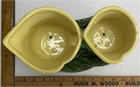 VINTAGE MORTON POTTERY DOUBLE PLANTER