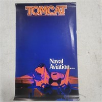 Tomcat F-14 Navy Double-Sided Poster, 14" x 22"