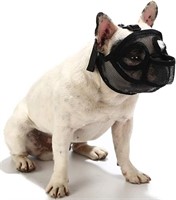 Handou Dog Muzzle for Short Snout Dog Small Black