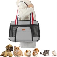 PATAZONE Grey Puppy Carrier Small Dog Handbag Cat