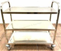 Stainless Steel Industrial Utility Cart