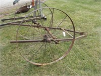 steel wheel wagon axle