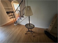 Vintage Floor Lamp with Table Tray (leg repair)