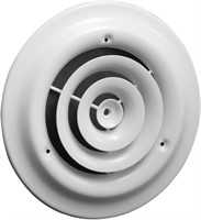 12" Round Ceiling Diffuser - Easy Air Flow -16"