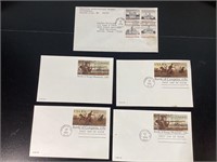 Vintage Postage Envelope Inlets Dated 1980s