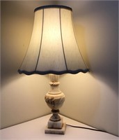 ALABASTER TABLE LAMP