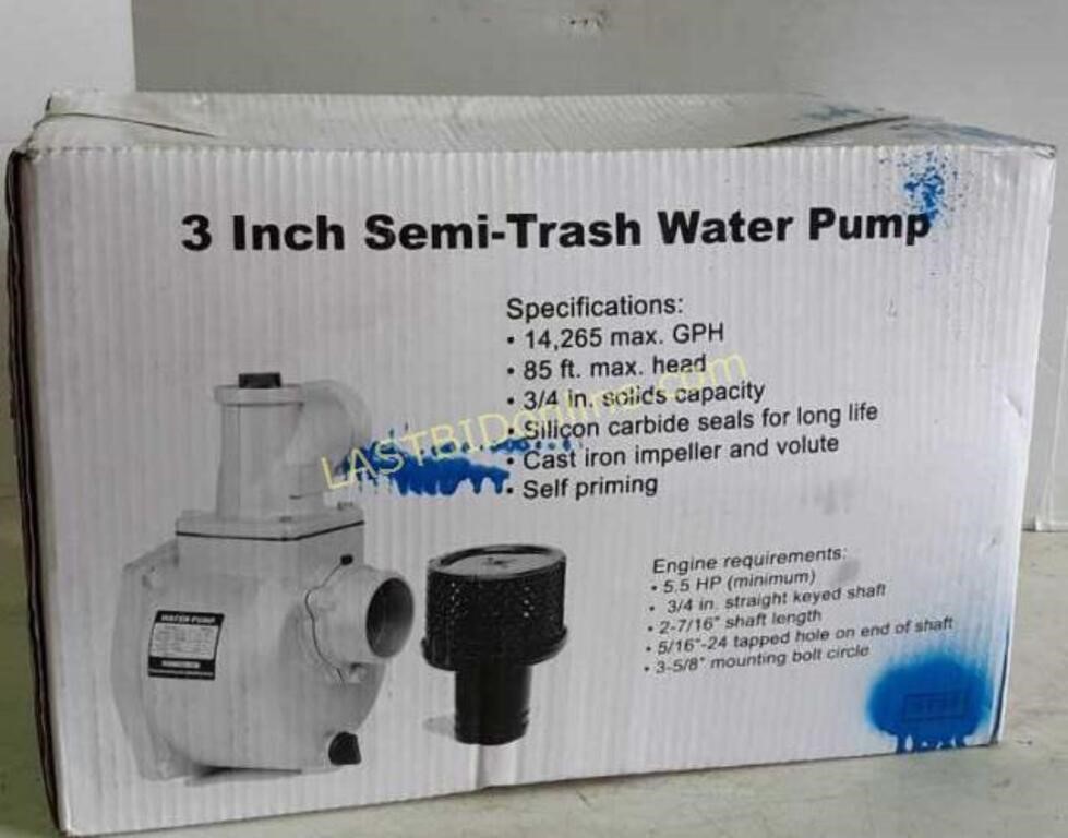 3" Water Pump