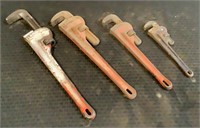 (4) Ridgid Pipe Wrenches