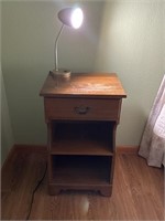 Nightstand With Lamp!