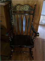 Wooden Rocking Chair 27” x 24” x 46”