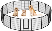 Yaheetech Dog Playpen 16 Panel 40 High Pet Fence