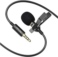 PoP voice Upgraded Lavalier Lapel Microphone