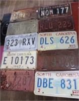 ASSORTED LICENSE TAGS