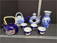 Tea Set & Ornamental Tea Pots & Vase