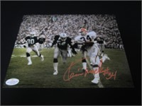 BROWNS KEVIN MACK SIGNED 8X10 PHOTO COA