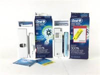 2 open box oral b pro 1000 toothbrushes