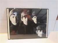 FRAMED BEATLES PICTURE 12"X16"