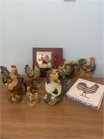 Collection of rooster decor