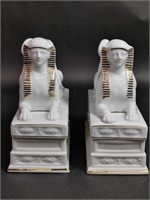 Set of Two Elizabeth Arden Winged Sphinx Trinket