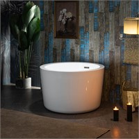 WOODBRIDGE 41" Acrylic Freestanding Soaking Tub