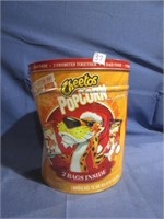 Cheetos popcorn tin (empty)