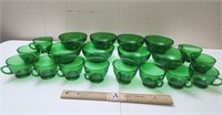 Forest Green Cups & Bowls