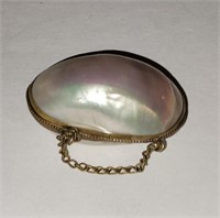 19th Century Mother Of Pearl Thimble Holder