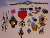 Medal, Pins, Watch and Pendants