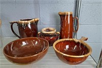 5 Pc Assorted Pottery