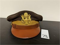 WWll US Army Aircorps Military Officers Hat