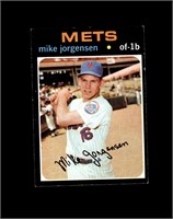 1971 Topps #596 Mike Jorgensen EX to EX-MT+