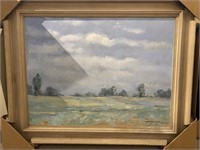 Framed Oil on Canvas Landscape 30X40