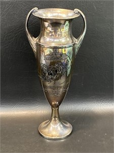 Sterling Silver Trophy Cup Topper 381g 1934 3rd