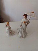 2 lenox china figures