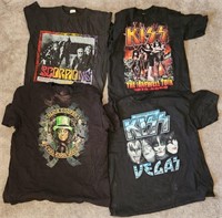 W - LOT OF 4 GRAPHIC TEES XXL (K109)
