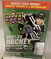 21/22  UD Hockey  Series two factory sealed box