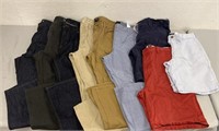 6 Various Brand Pants & 3 Shorts- 35x32