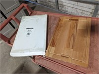 (2) Karran Wooden Cutting Board Sink Attachments