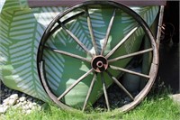 Wagon Wheel Metal/Wood 47.5D X 4" metal width