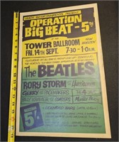 Concert poster, The Beatles