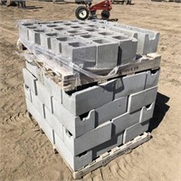 2 Misc Pallets of Cinder Blocks