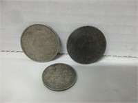 3 OLD COINS